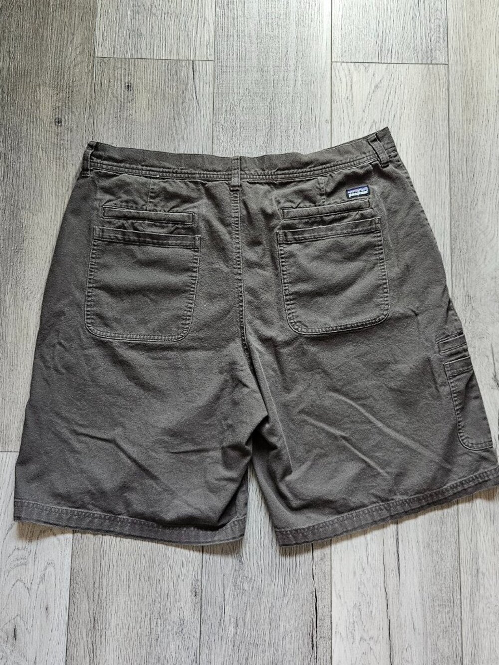 Patagonia Mens Size 38 Organic Cotton Canvas Utility Hiking Work Shorts Brown 38